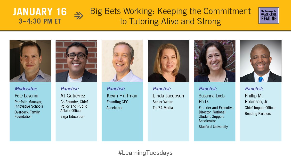 Big Bets Working: Keeping the Commitment to Tutoring Alive and Strong